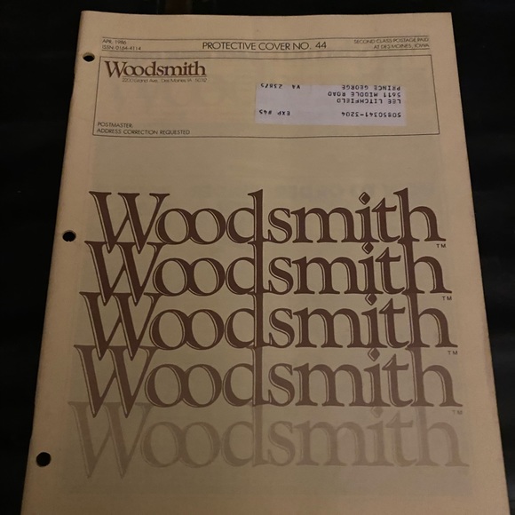 🎉5/$10🎉 Woodsmith magazine number 44 April 1986 recipe card box, briefcase - Picture 2 of 10